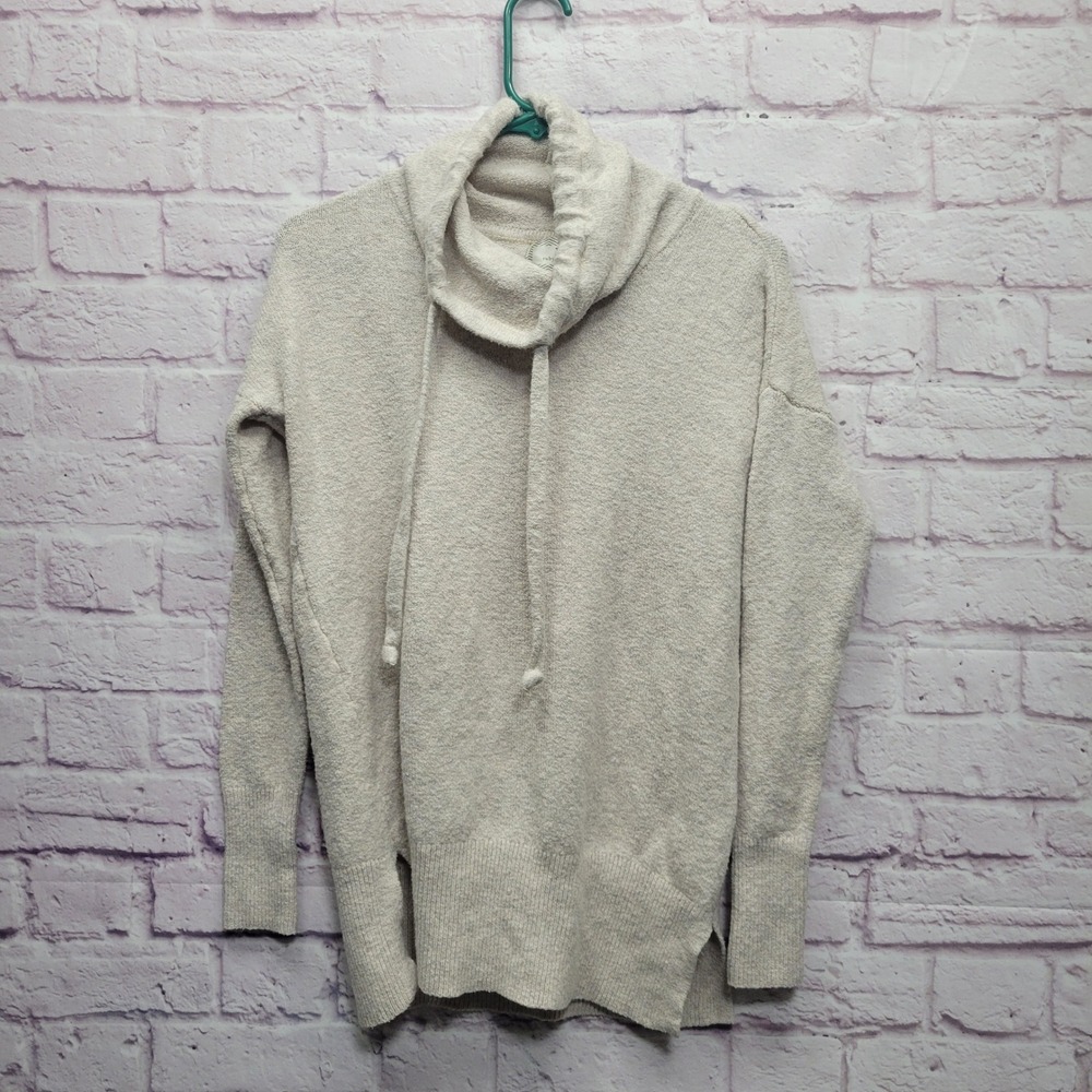 NWOT Ruby Moon‎ Cowl Neck Soft Sweater Size M Slim Fit Neutral Stretchy Cozy